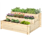 3 Tier Raised Bed Planter With 9 Grow Grids