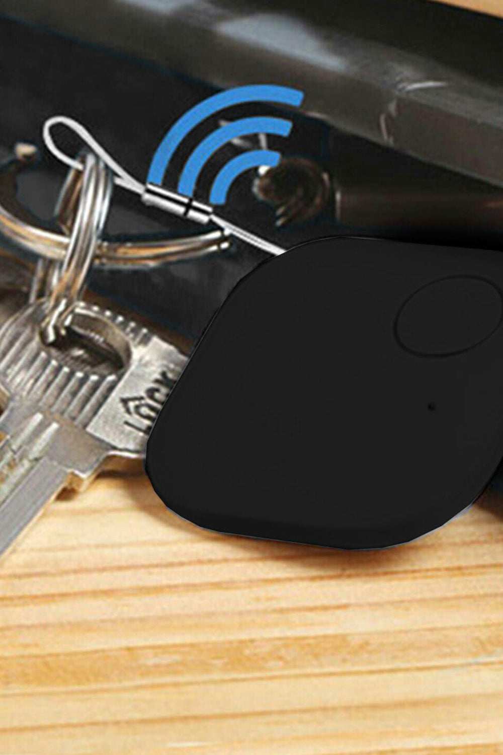 Square Blutooth Key Finder Black