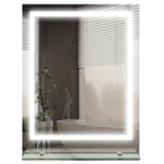 70x50/80x60cm Dimmable Bathroom Mirror Defogging Film | Medium | Silver