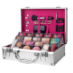 Dawn Till Dusk Make Up Large Storage 80 Piece Vanity Case Set | 80Piece | Silver