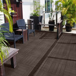 Cosmpolitan Eco Interlocking 30x30cm Decking Tiles | Set of 10 | Coffee