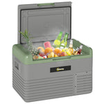 Car Refrigerator, Portable Compressor Car Fridge Freezer | Small | Light Green