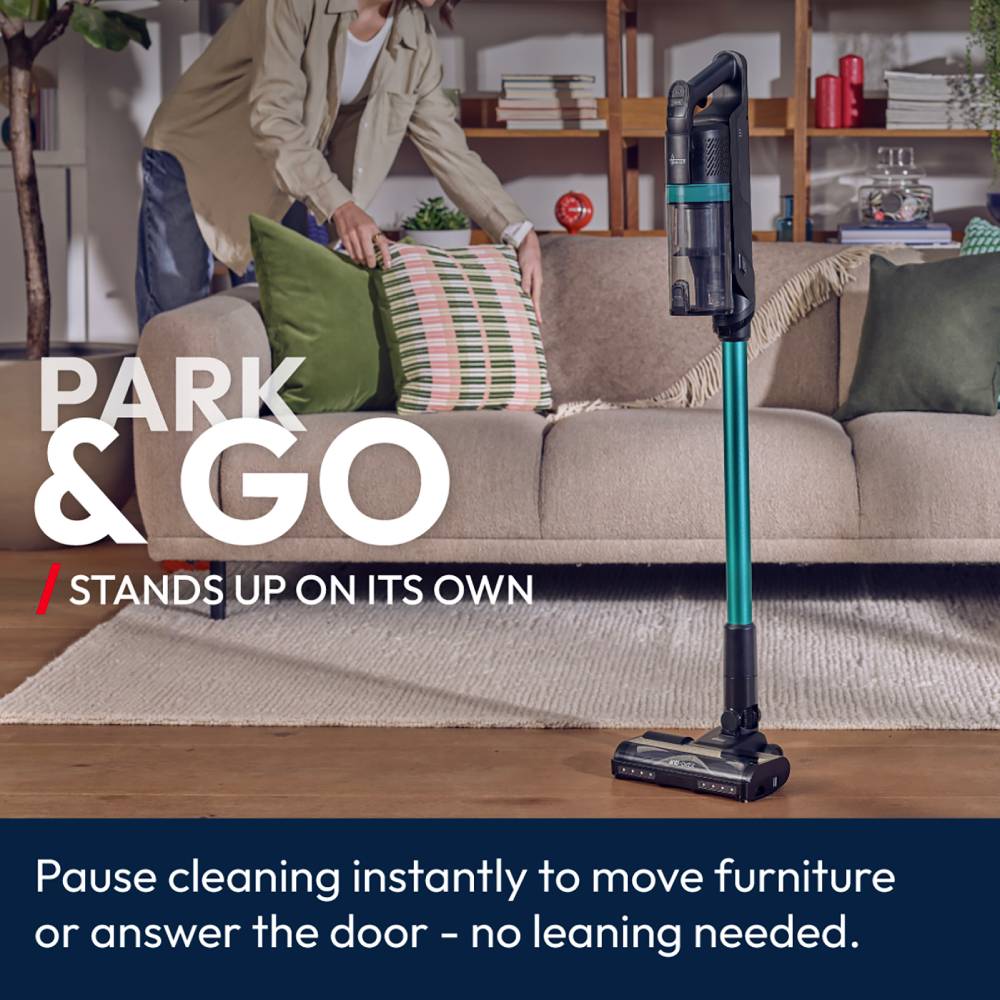 200w Cordless Stick Vacuum Cleaner With Mini Turbo Pet Tool, Anti-tangle Brush, Led Floor Lights, 50-min Runtime & Detachable Battery