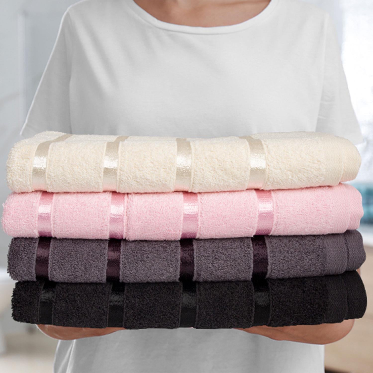Bath Towel Made With 100% Egyptian Pure Cotton Extra Soft | Pink