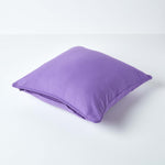 Cotton Plain Cushion Cover | 45cm x 45cm | Purple