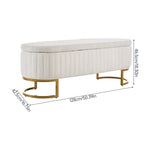 Breeins Teddy Fleece Upholstered Storage