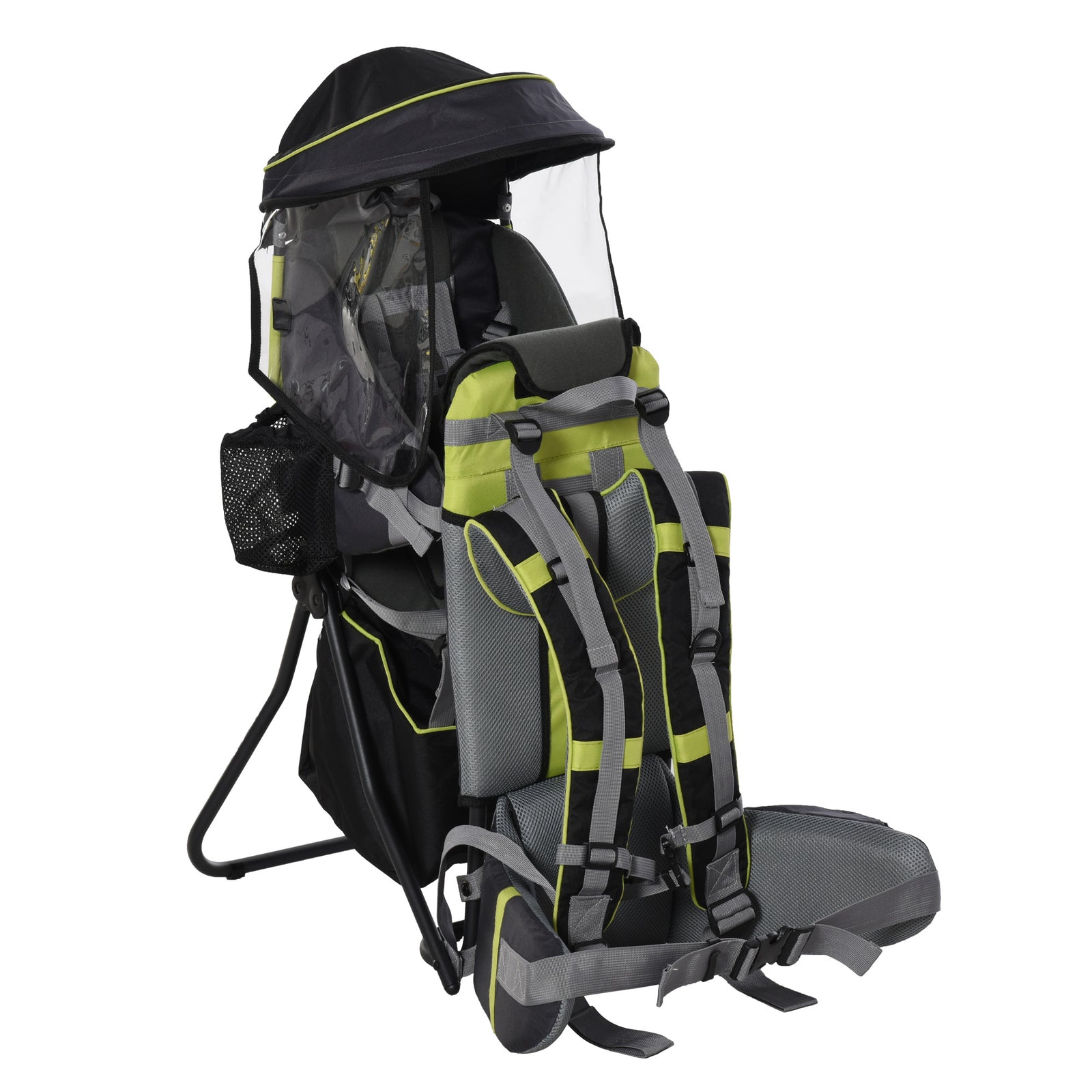 Baby Hiking Backpack Carrier W/ Detachable Rain Cover For Toddlers | Black