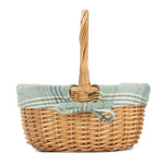 Wicker Shopping Basket Buff Willow Oval Shopper | Cream