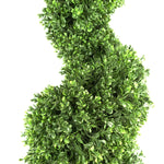 Artificial 125cm Uv Resistant Plastic New Boxwood Spiral Tree - 920 Leaves