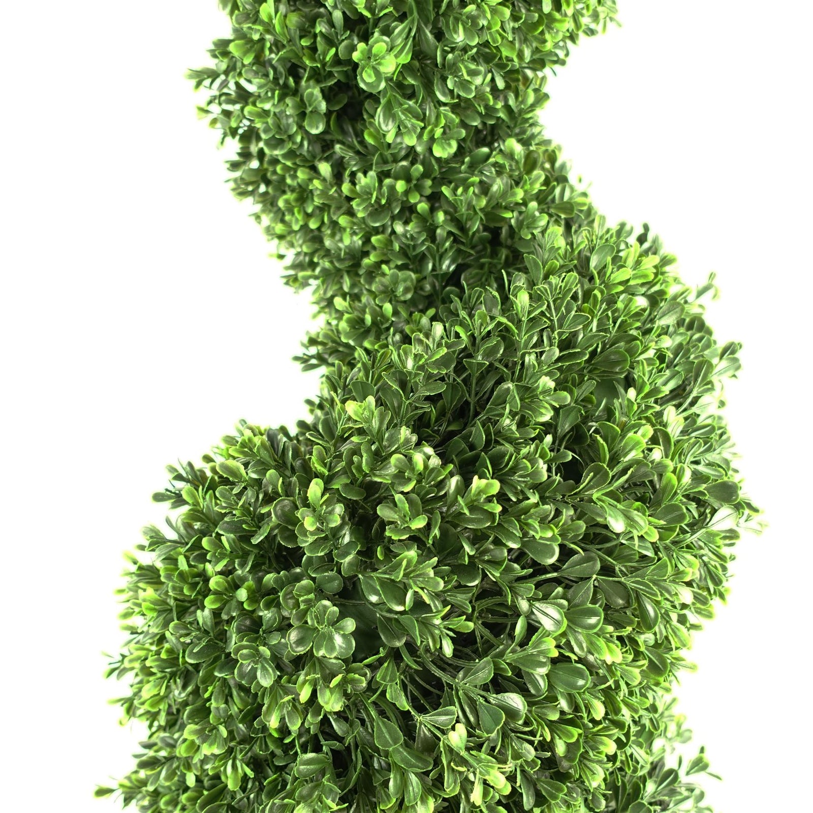 Artificial 125cm Uv Resistant Plastic New Boxwood Spiral Tree - 920 Leaves