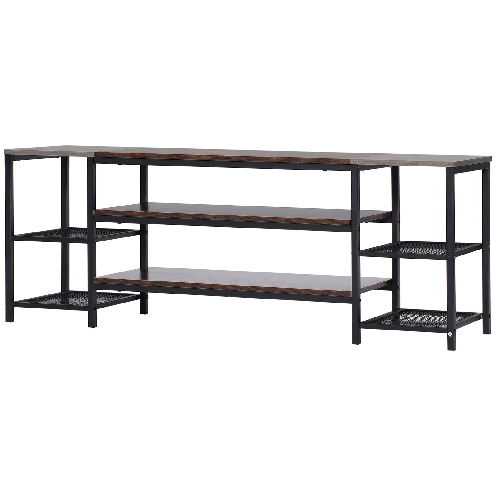 Tv Unit For Tvs Up To 60 Inches Shelves | Gray