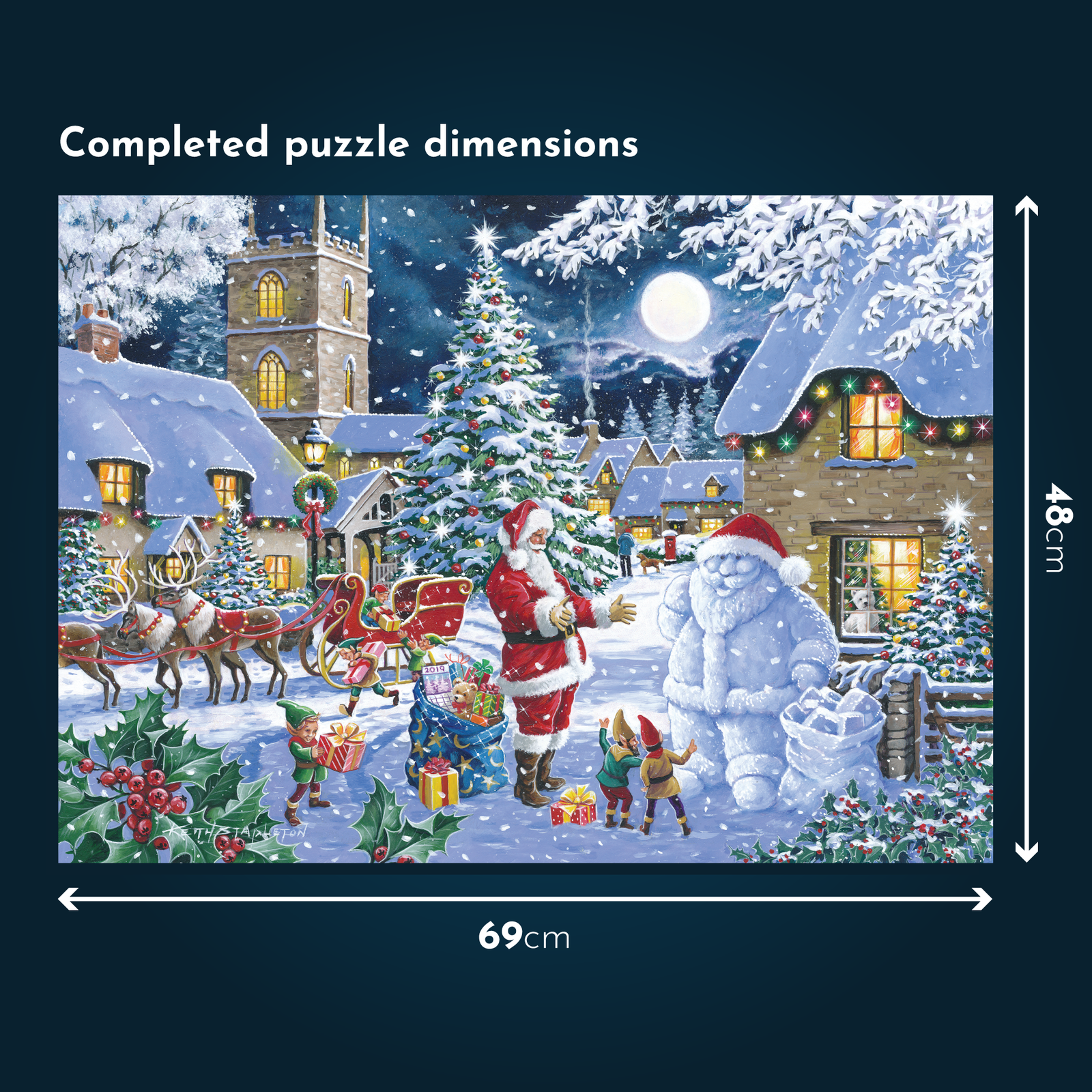 No.13 - Christmas Eve - 1000 Piece Jigsaw Puzzle For Adults