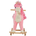 Kids Rocking Unicorn Ride-on Horse Moving Mouth Tail Sounds 36-72 Mnths