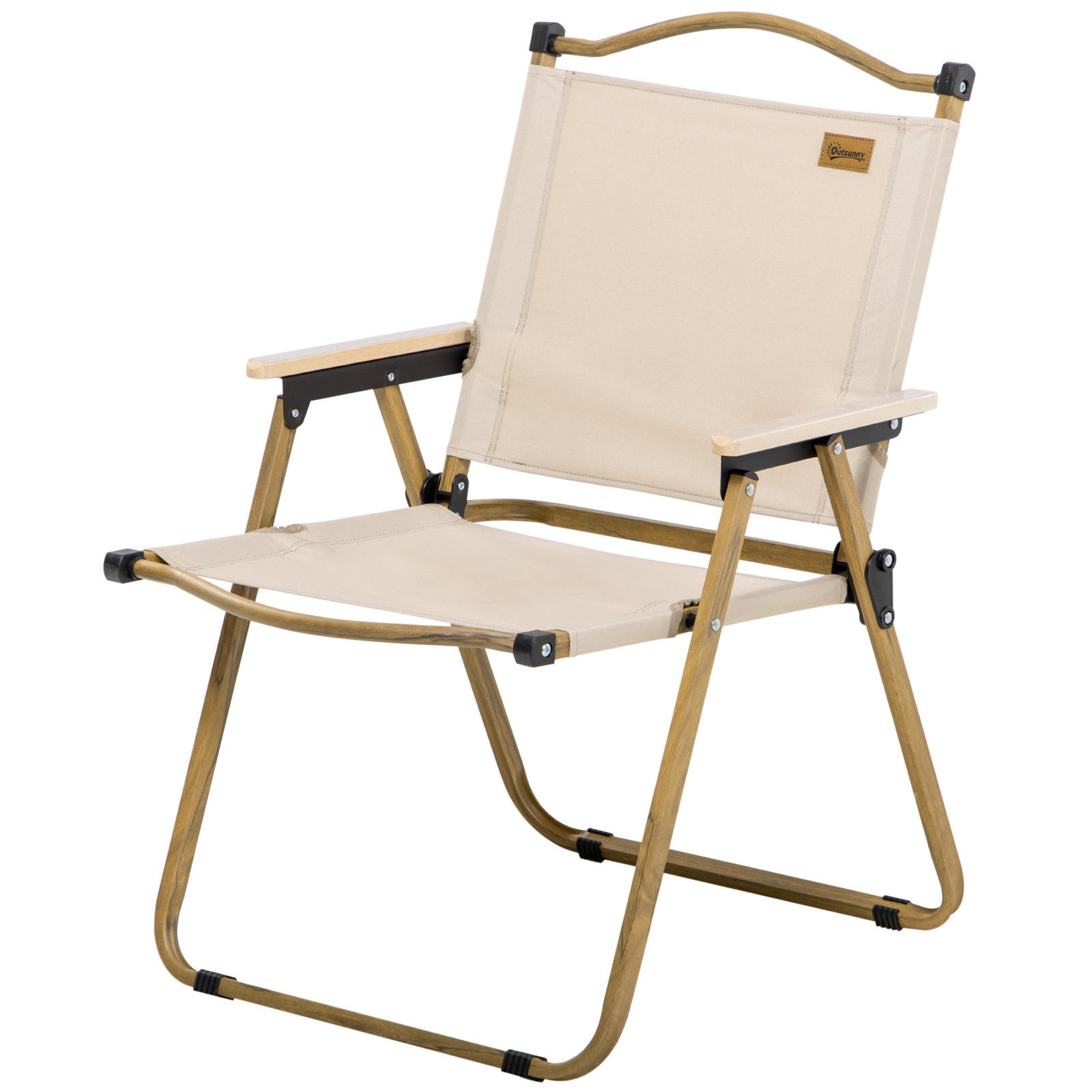 Lightweight Portable Folding Chair For Camping, Fishing | Khaki