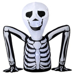 Outsunny Inflatable Ground Crawling Skeleton With Built-in Led Lights