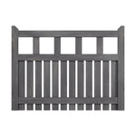 120cm W X90cm H Outdoor Wooden Garden Gate Fence Door | 120cm x 90cm | Grey