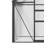 Polycarbonate Walk-in Greenhouse 6x6ft | Gray