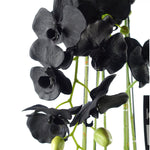 110cm Artificial Black Orchid Plant Artifcial 41 Real Touch Flowers