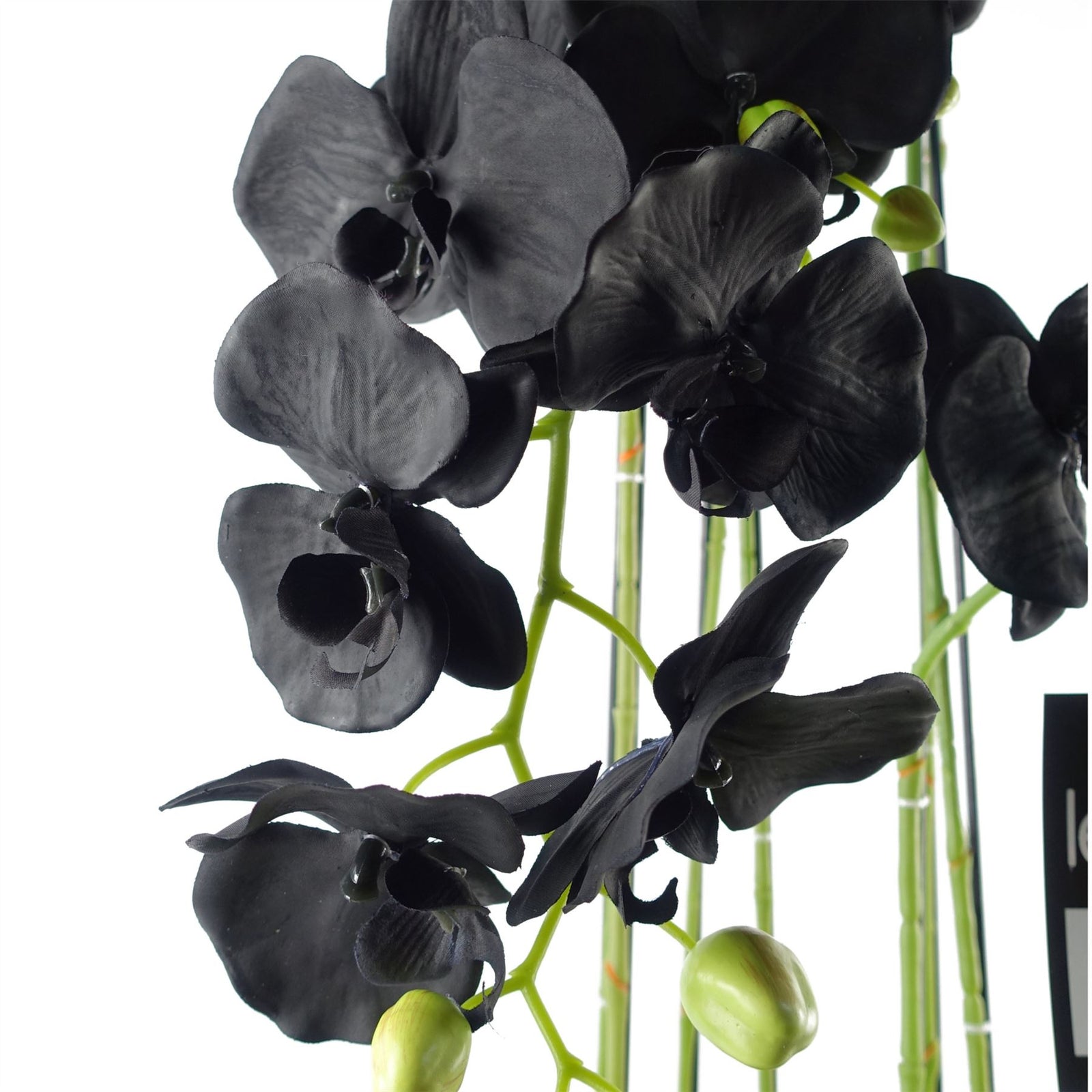 110cm Artificial Black Orchid Plant Artifcial 41 Real Touch Flowers