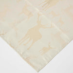 Stag Design Christmas Napkins, Set Of 4 | 43cm x 43cm | Gold