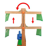 HYGRAD BUILT TO SURVIVE Wooden Kids Outdoor Mud Kitchen Playset With Sink – Pretend Cooking Garden Toy