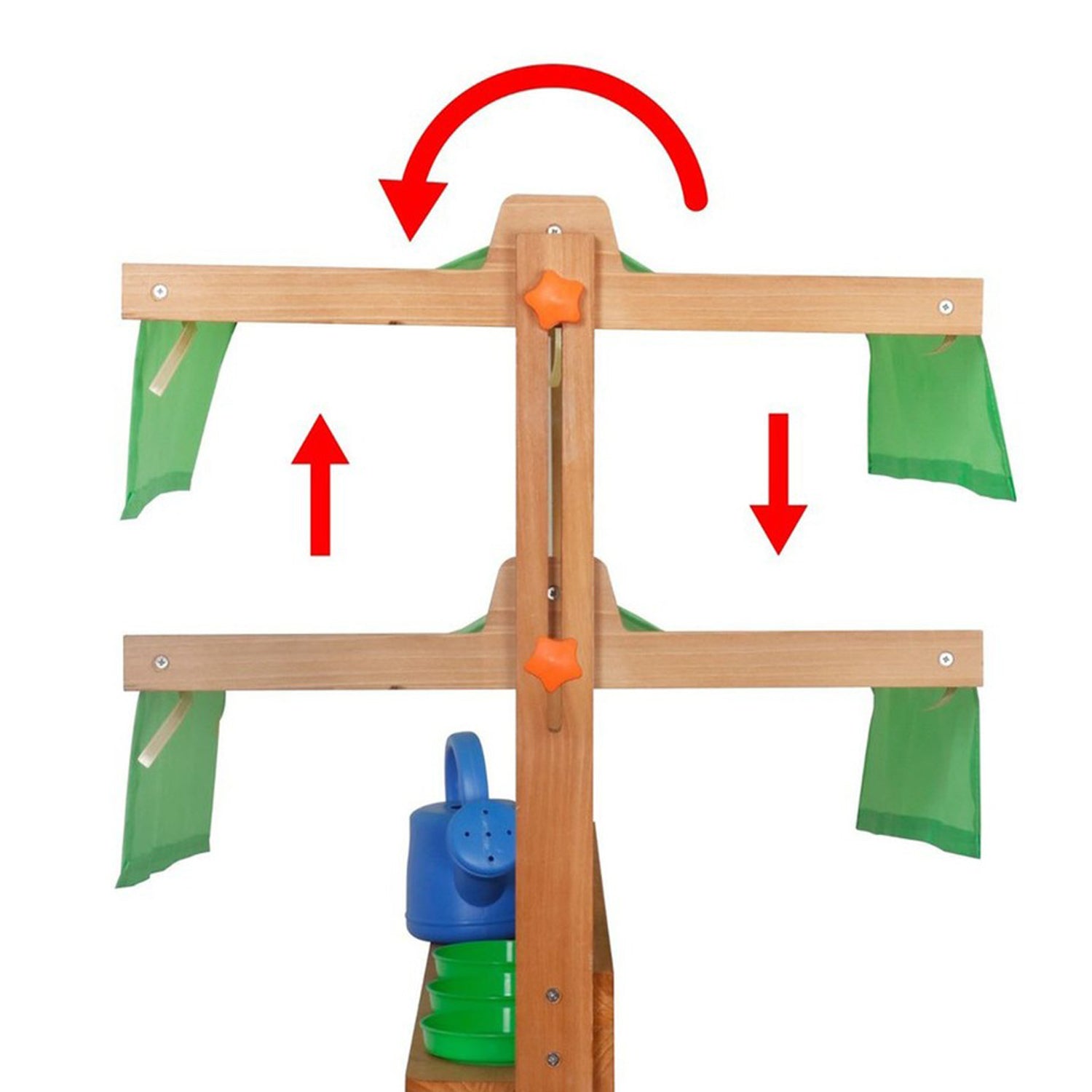 HYGRAD BUILT TO SURVIVE Wooden Kids Outdoor Mud Kitchen Playset With Sink – Pretend Cooking Garden Toy