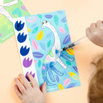 Paint-a-picture Set (Dinosaurs) - 16-page Dinosaur Painting Book