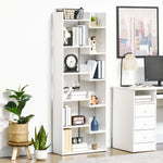 6 Tier Bookshelf Freestanding Decorative Storage Shelves
