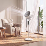 20 Db Silent Standing Fan, 46" Pedestal Fan With Oscillating