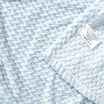Mora Faux Fur Velvet Throw | 130cm x 160cm | Light Blue