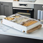 Cooks Professional 4 Section Buffet Warmer 7.2l