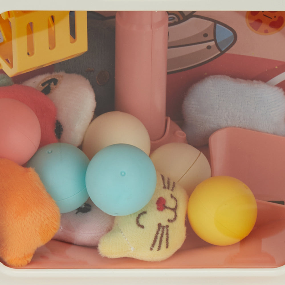 Household Mini Clip Doll Claw Machine-pink