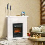 1000w/2000w Electric Fire And Mantelpiece With Led Flames