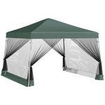 Outsunny Outdoor Pop-up Gazebo, 3.5x3.5m, Mesh Sides