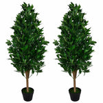 120cm Artificial Topiary Bay Tree Pyramid Cone Extra Large