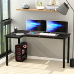 L-shaped Corner Desk Wood Pc Gaming Desk 145 X 81 X 76cm