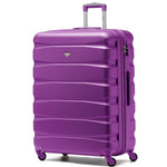 29" Large Suitcase Check-in Hold Luggage Hard Shell 4 Wheels Tsa Lock | Large | Purple