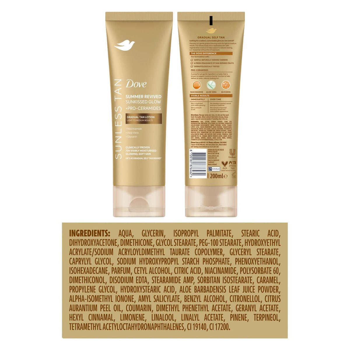 Dermaspa Summer Revived Fair To Medium Skin Body Lotion, 2 X 200ml | Set of 2