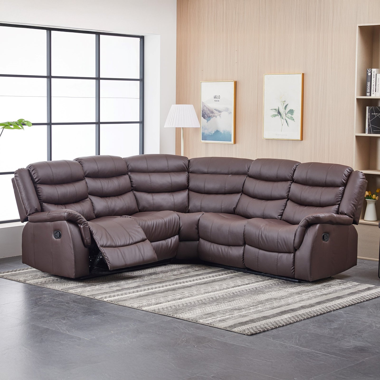 Astoria Reclining Corner Sofa | Corner | Brown
