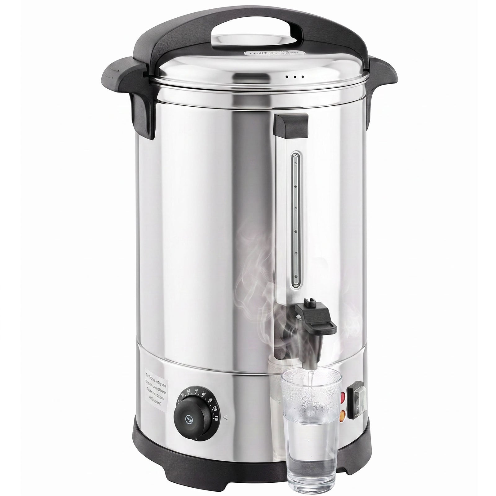 Catering Urn, Stainless Steel Tea Urn With Keep Warm | 13L | Silver