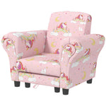 2 Piece Kids Sofa Set With Dinosaur Design, For Nursery | Pink
