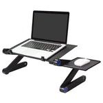 Universal Adjustable Durable Laptop Stand With Compact Design, Black