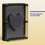3d Pin Art Sculpture Toy With Moving Pins For Creative Play Black