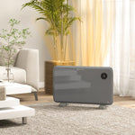 1200w Electric Convector Heater Quiet With Led Display | One Size | Gray