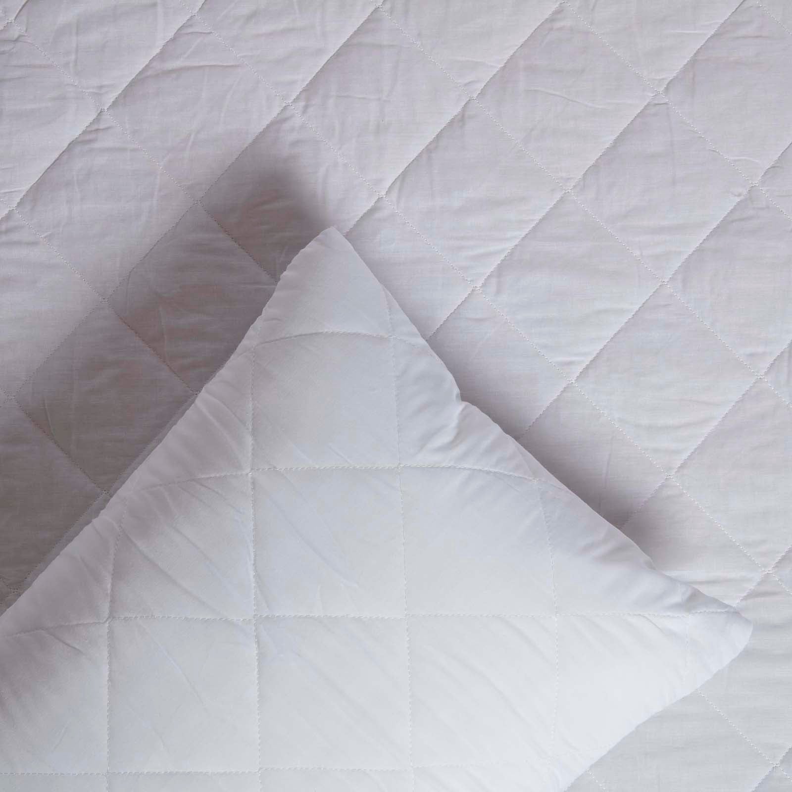 Quilted Waterproof Mattress Protector | European Double | White