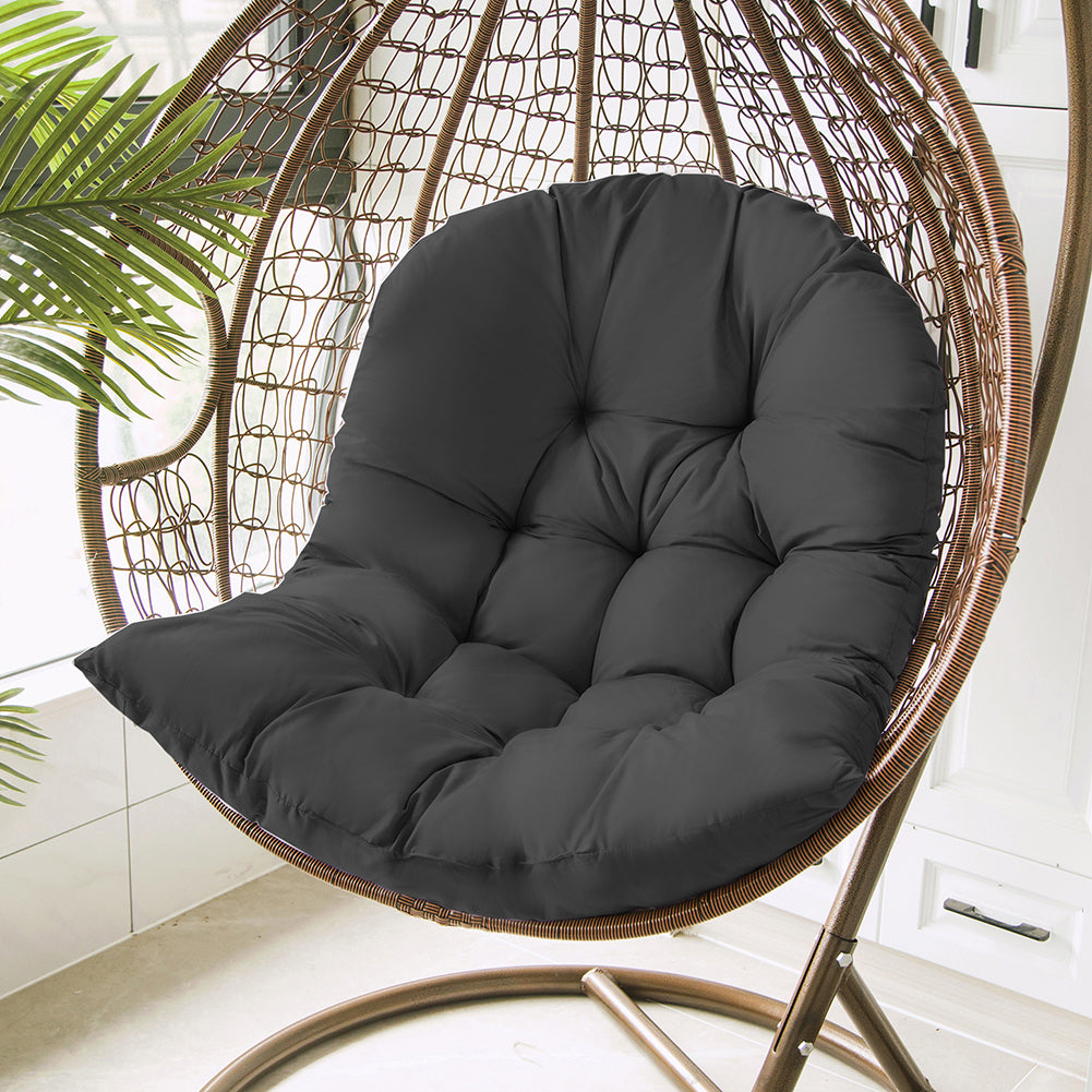 Thick Hanging Egg Swing Chair Seat Cushion | Black