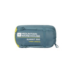 Summit 300 Left Zip Winter Mummy Sleeping Bag | 200cm | Blue & Yellow