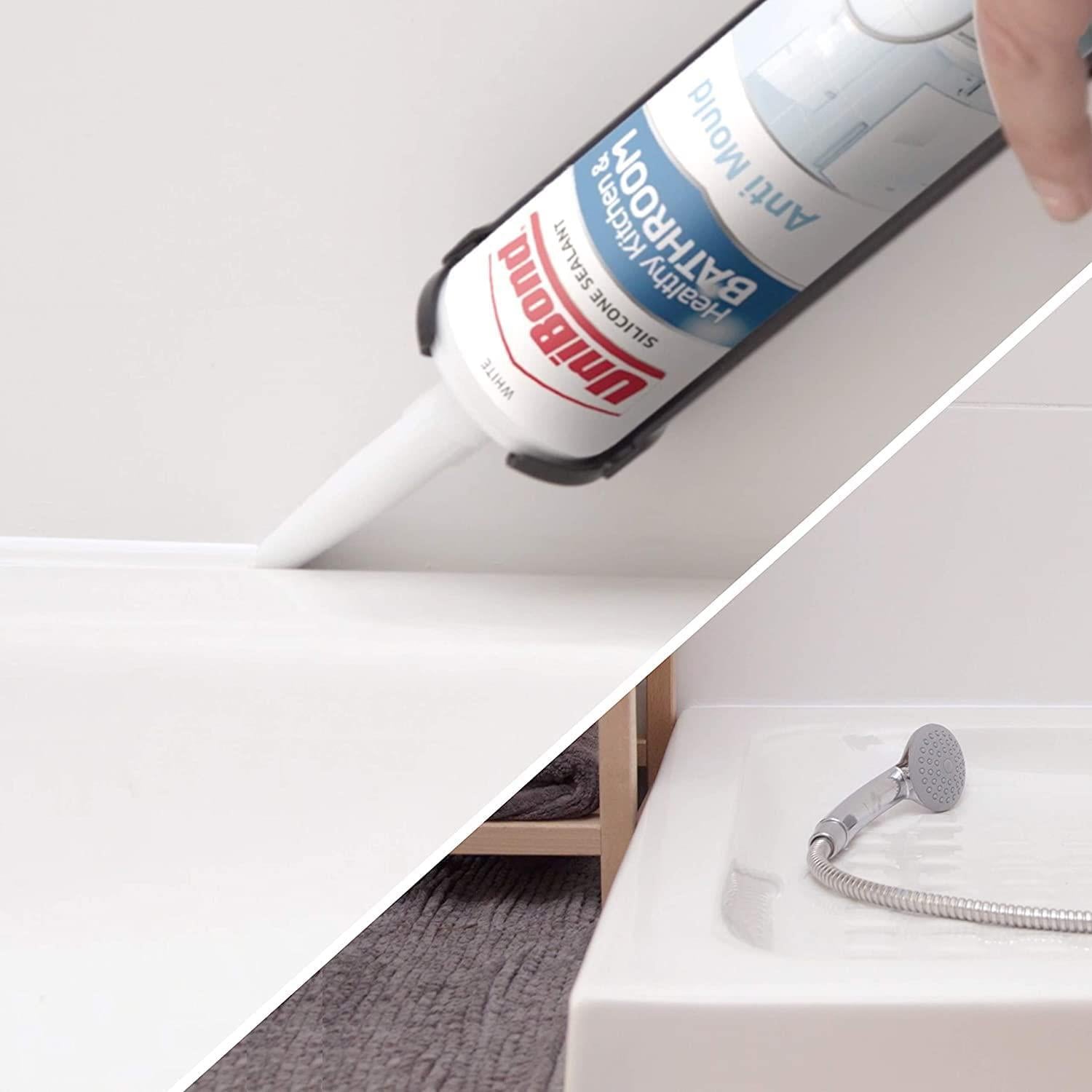 Healthy Kitchen & Bathroom Anti-mould Silicone Sealant 274g, 4 Pack