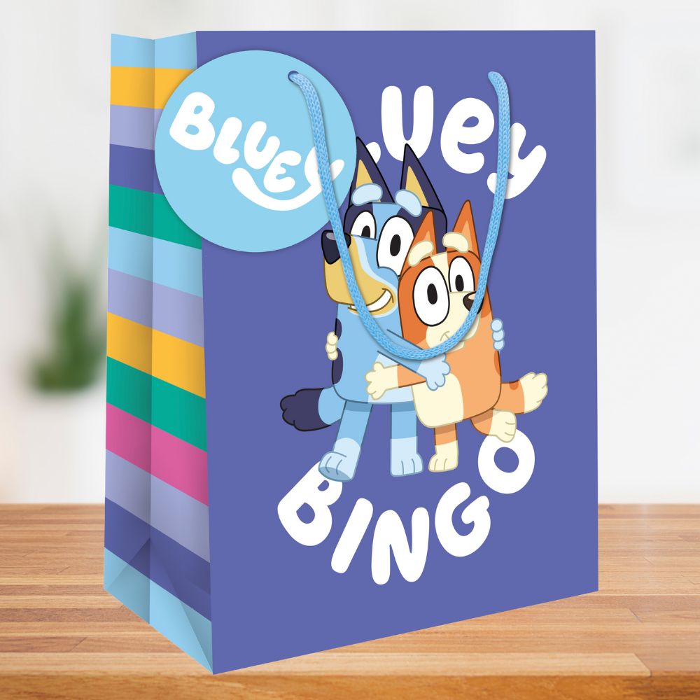 Bluey Medium Medium Gift Bag Official Product