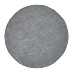 Hand Tufted Plain Cotton Large Round Rug | 150cm | Grey